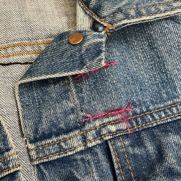 Madewell Repurposed “Barbie” Jean Jacket - Picture 4 of 11